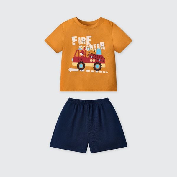  Bộ cộc tay La Pomme mảng màu thời trang 