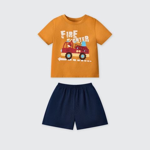  Bộ cộc tay La Pomme mảng màu thời trang 