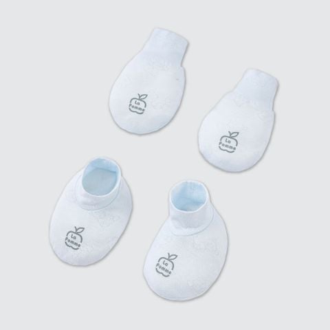  Set bao tay bao chân La Pomme gấu nhỏ dễ thương 