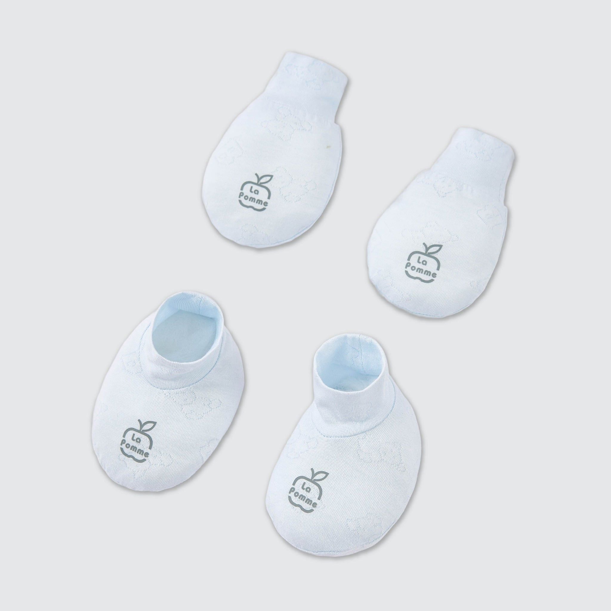  Set bao tay bao chân La Pomme gấu nhỏ dễ thương 