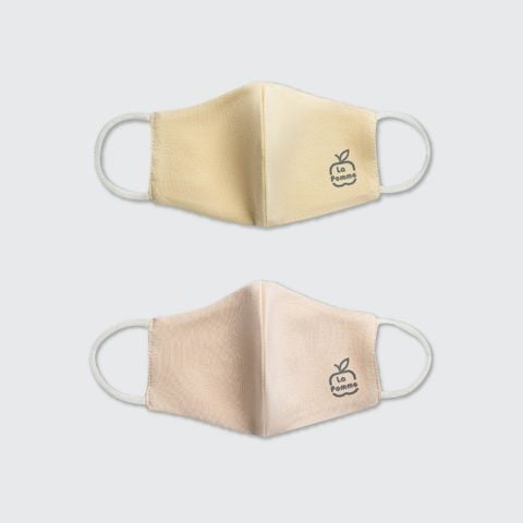  Set 2 chiếc khẩu trang cho bé La Pomme sắc màu dễ thương 