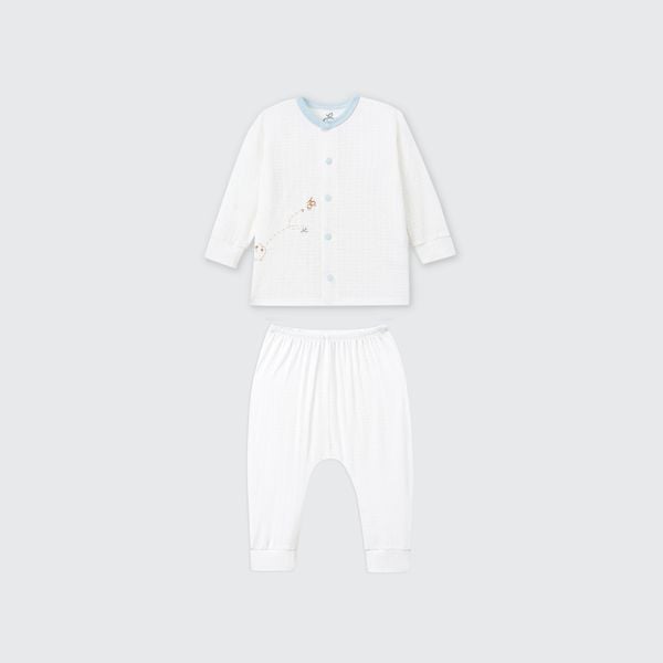  Bộ dài tay cúc thẳng La Pomme truy tìm hạt dẻ 