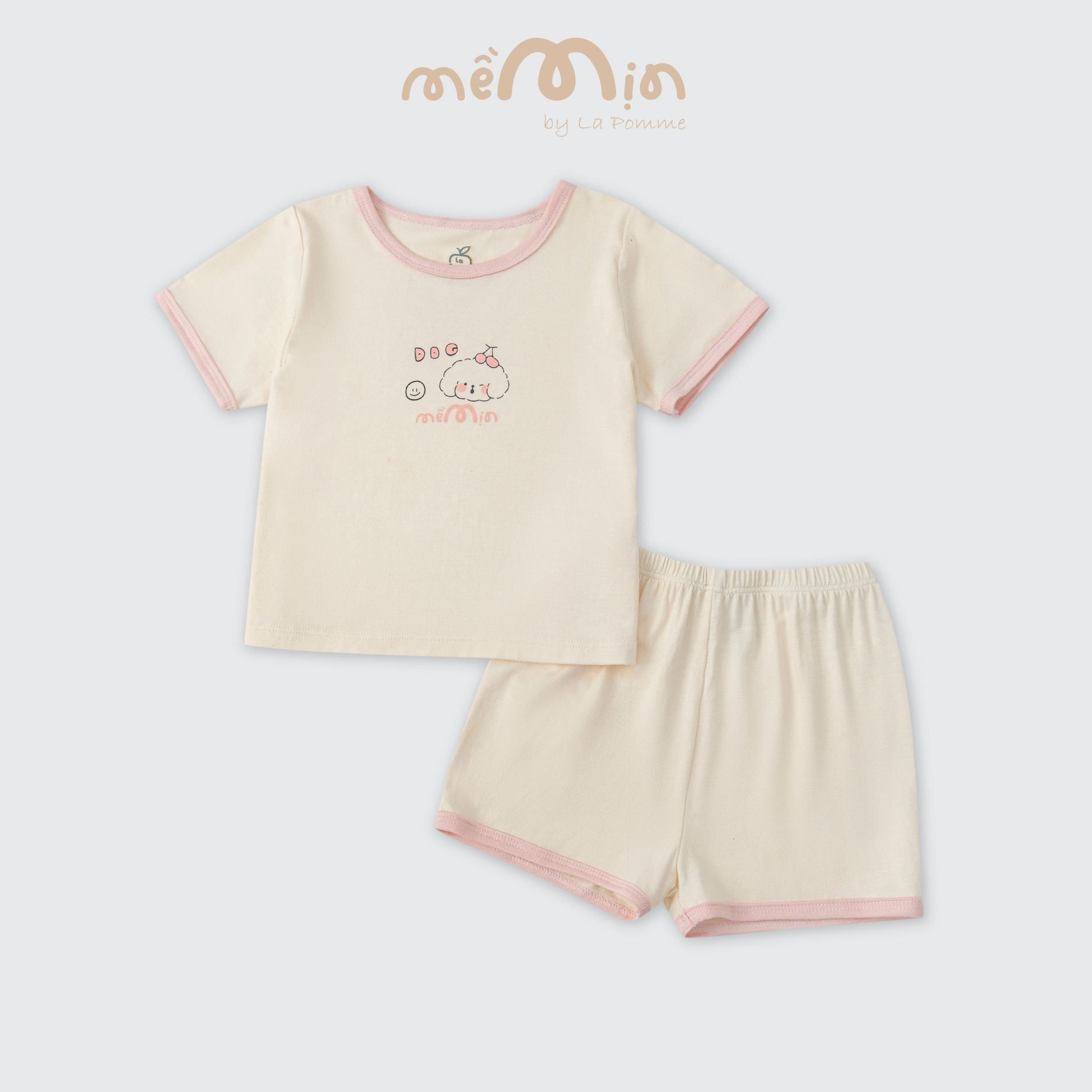  Bộ cộc tay Mềm Mịn by La Pomme người bạn puppy 