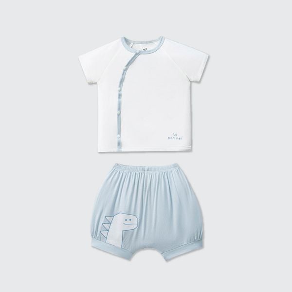  Bộ cộc tay cúc lệch La Pomme bạn nhỏ lém lỉnh 