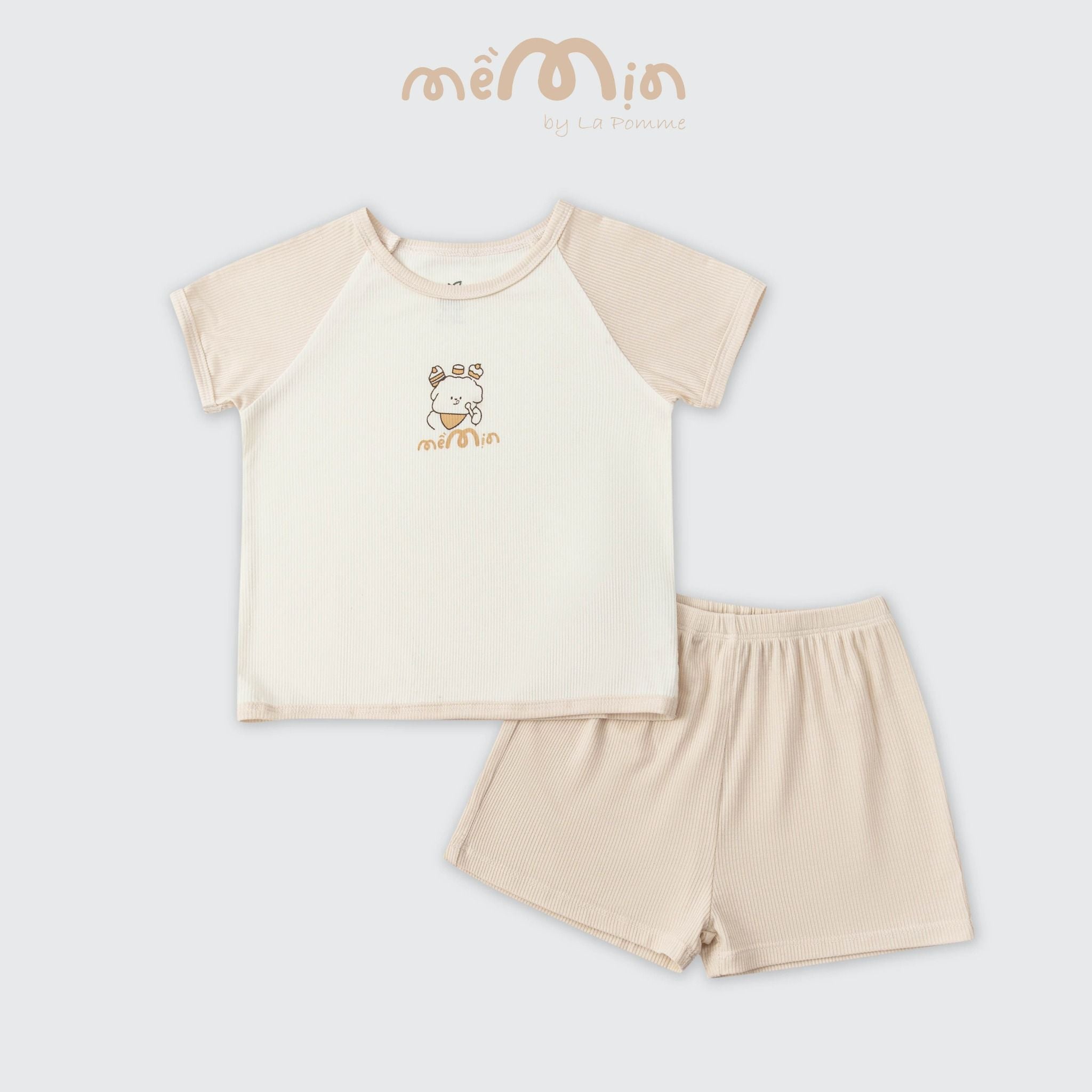  Bộ cộc tay Mềm Mịn by La Pomme vũ trụ êm ái 