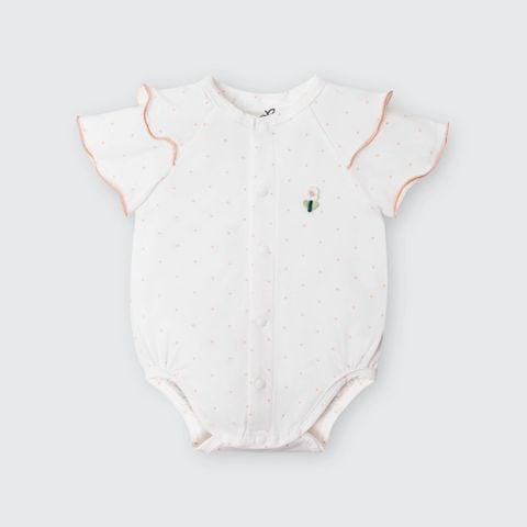  Body chip cộc La Pomme chấm bi hoa điệu đà 