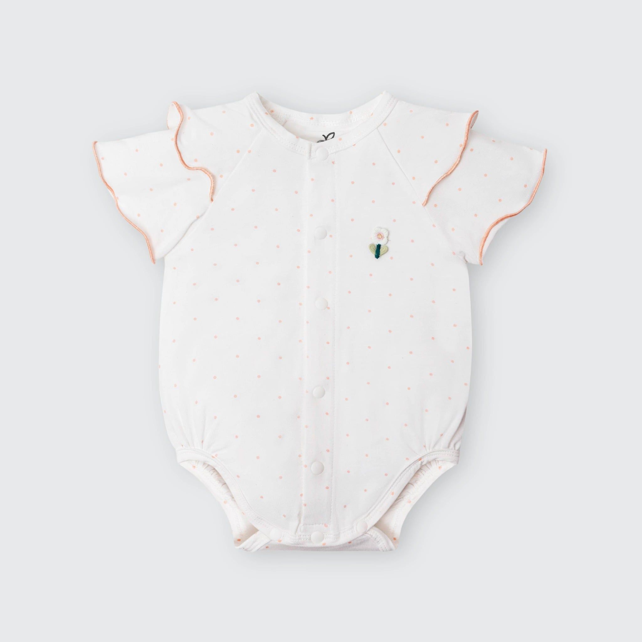  Body chip cộc La Pomme chấm bi hoa điệu đà 