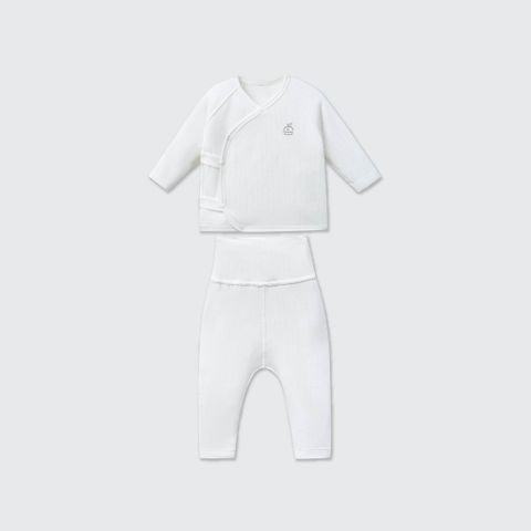  Bộ dài tay cúc lệch La Pomme đường may lật êm ái 