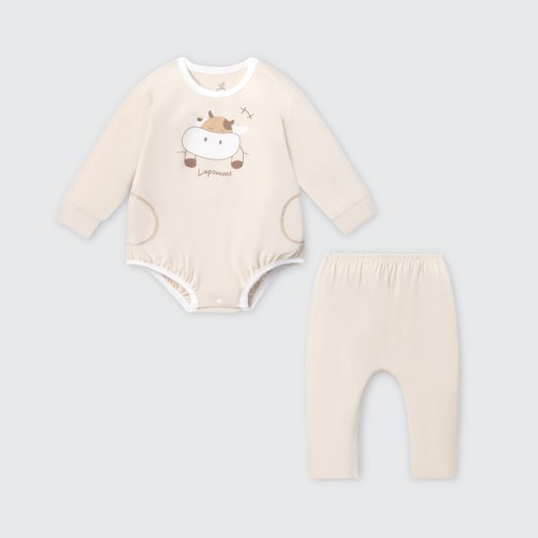  Set body chip dài tay kèm quần La Pomme thế giới vui nhộn 