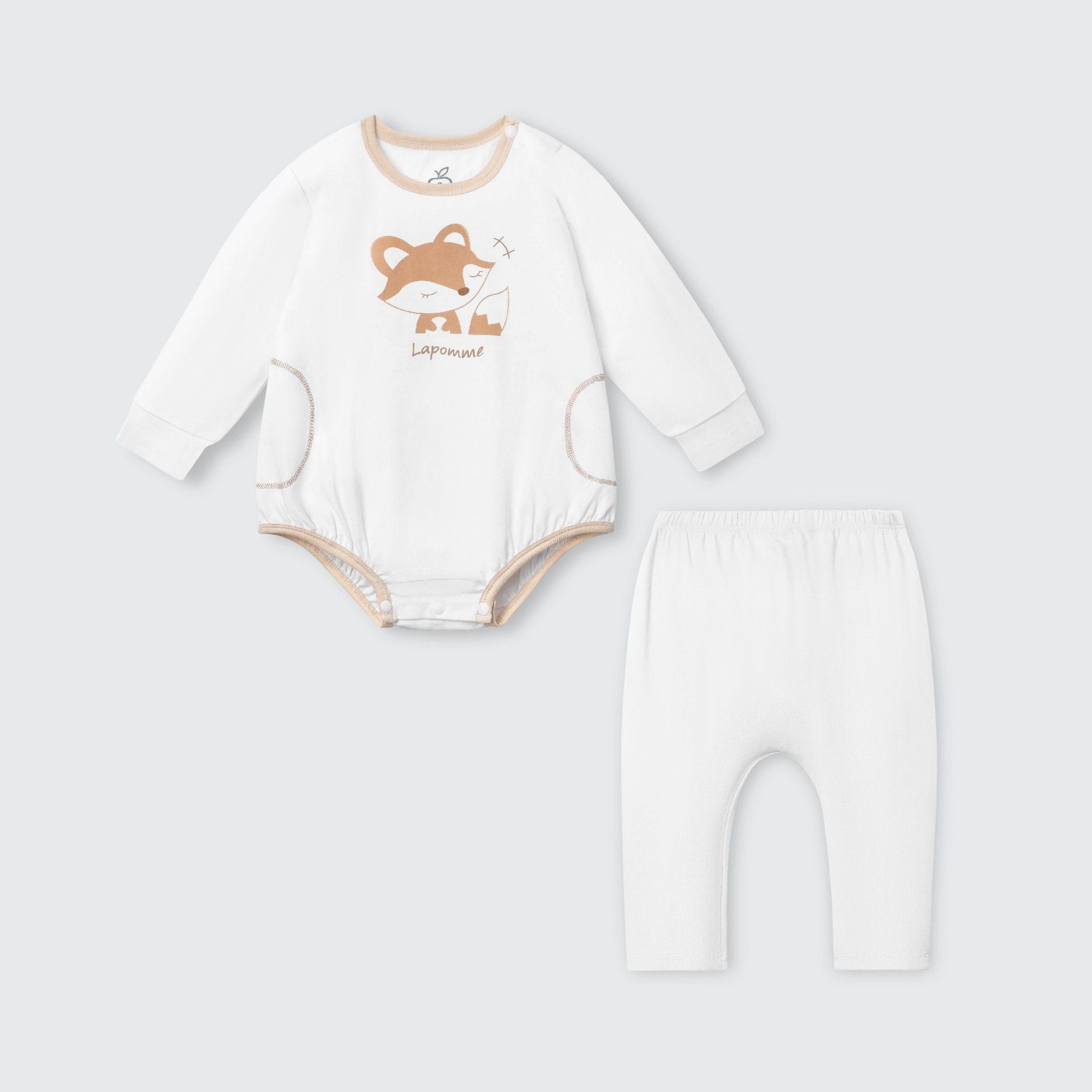  Set body chip dài tay kèm quần La Pomme thế giới vui nhộn 