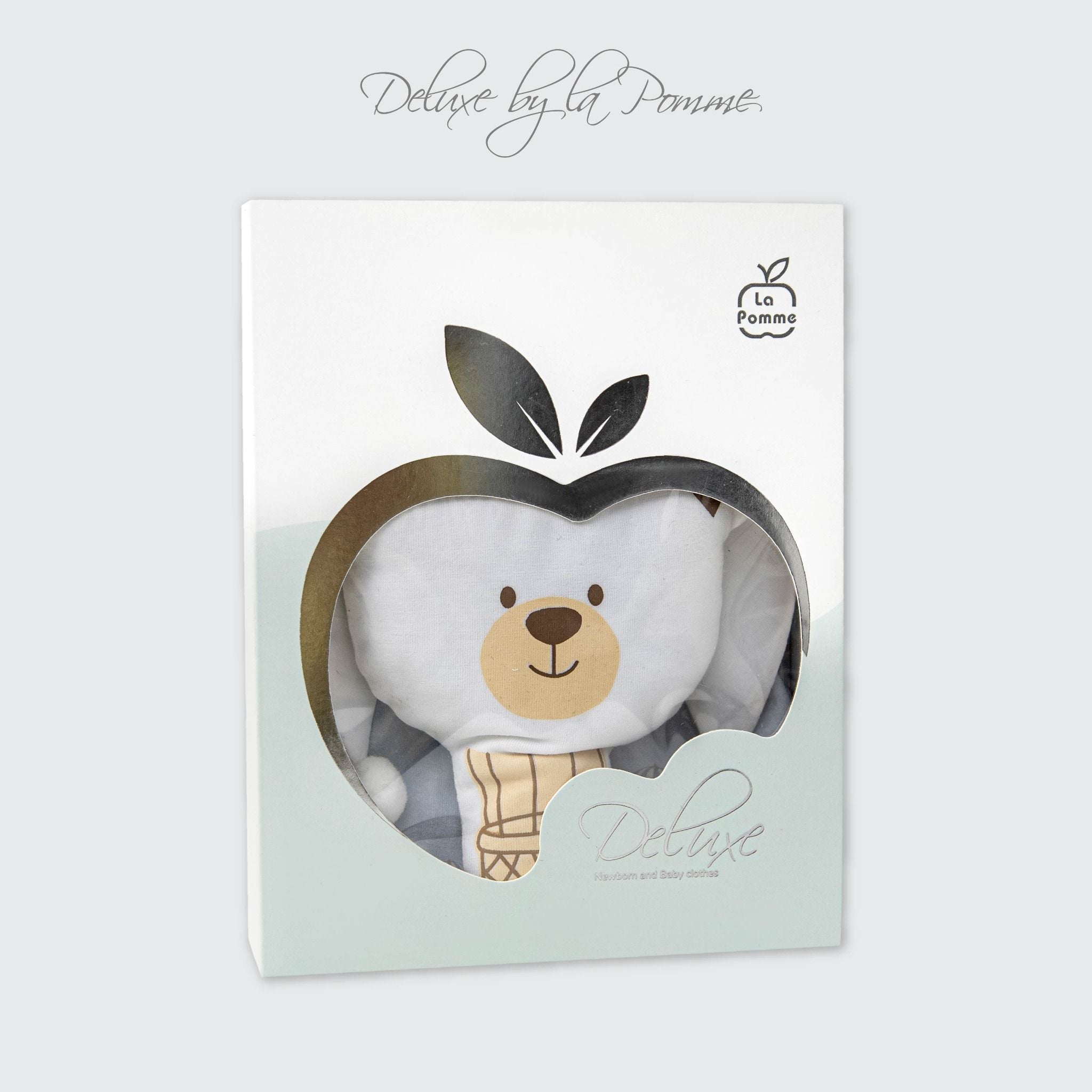  Body cộc tay La Pomme kèm gấu bông khinh khí cầu 