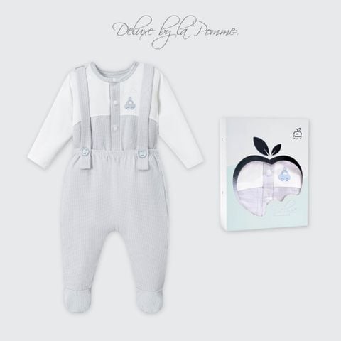  Set yếm và áo La Pomme bé vui khám phá 