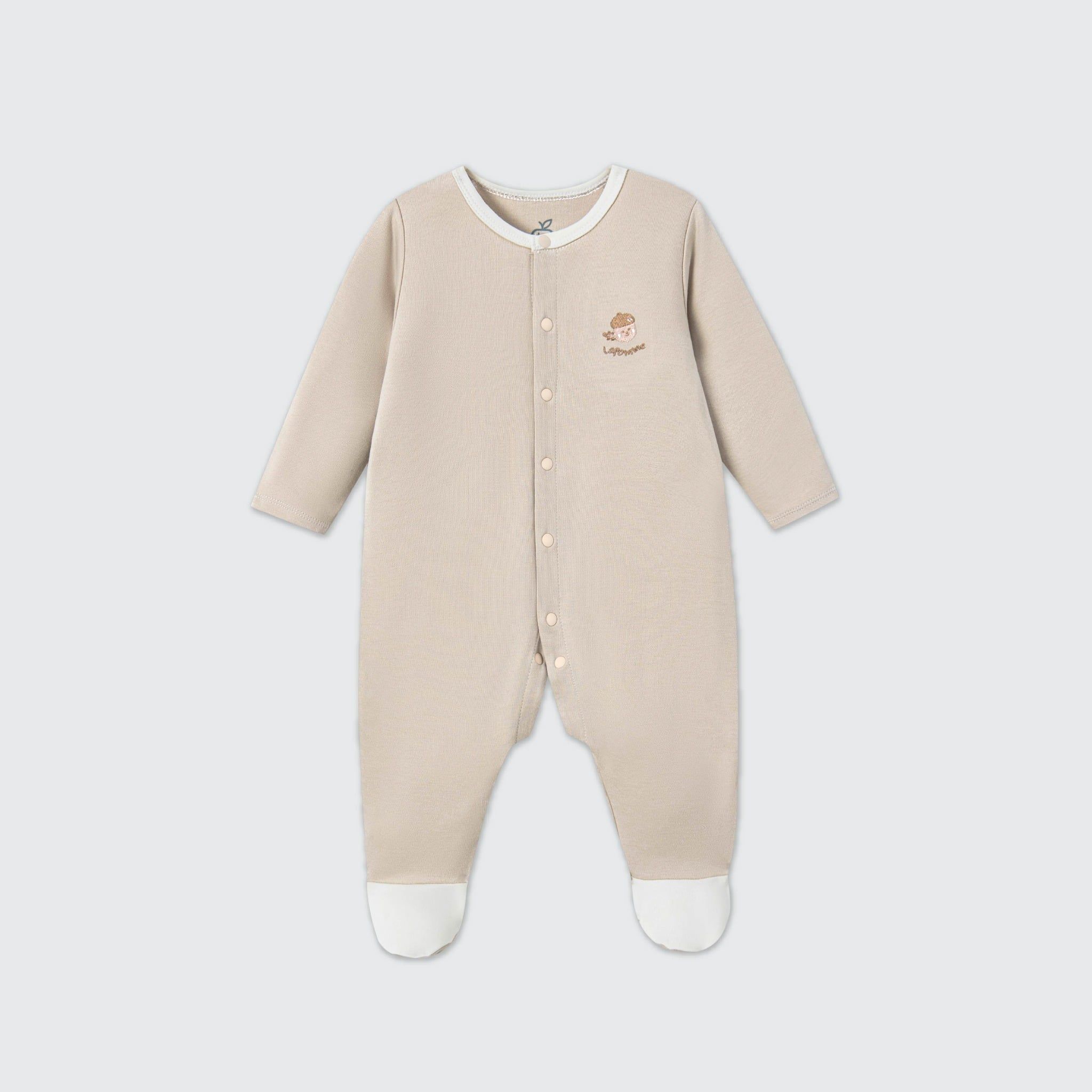  Body dài tay La Pomme phối màu dễ thương 