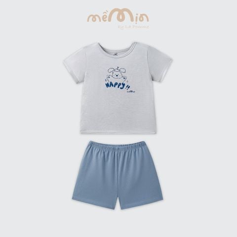  Bộ cộc tay Mềm Mịn by La Pomme phối sắc màu 