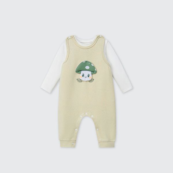  Set bộ yếm rời kèm áo dài tay La Pomme khu rừng vui nhộn 