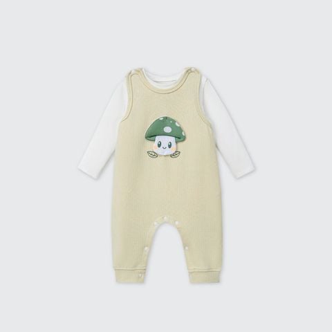  Set bộ yếm rời kèm áo dài tay La Pomme khu rừng vui nhộn 