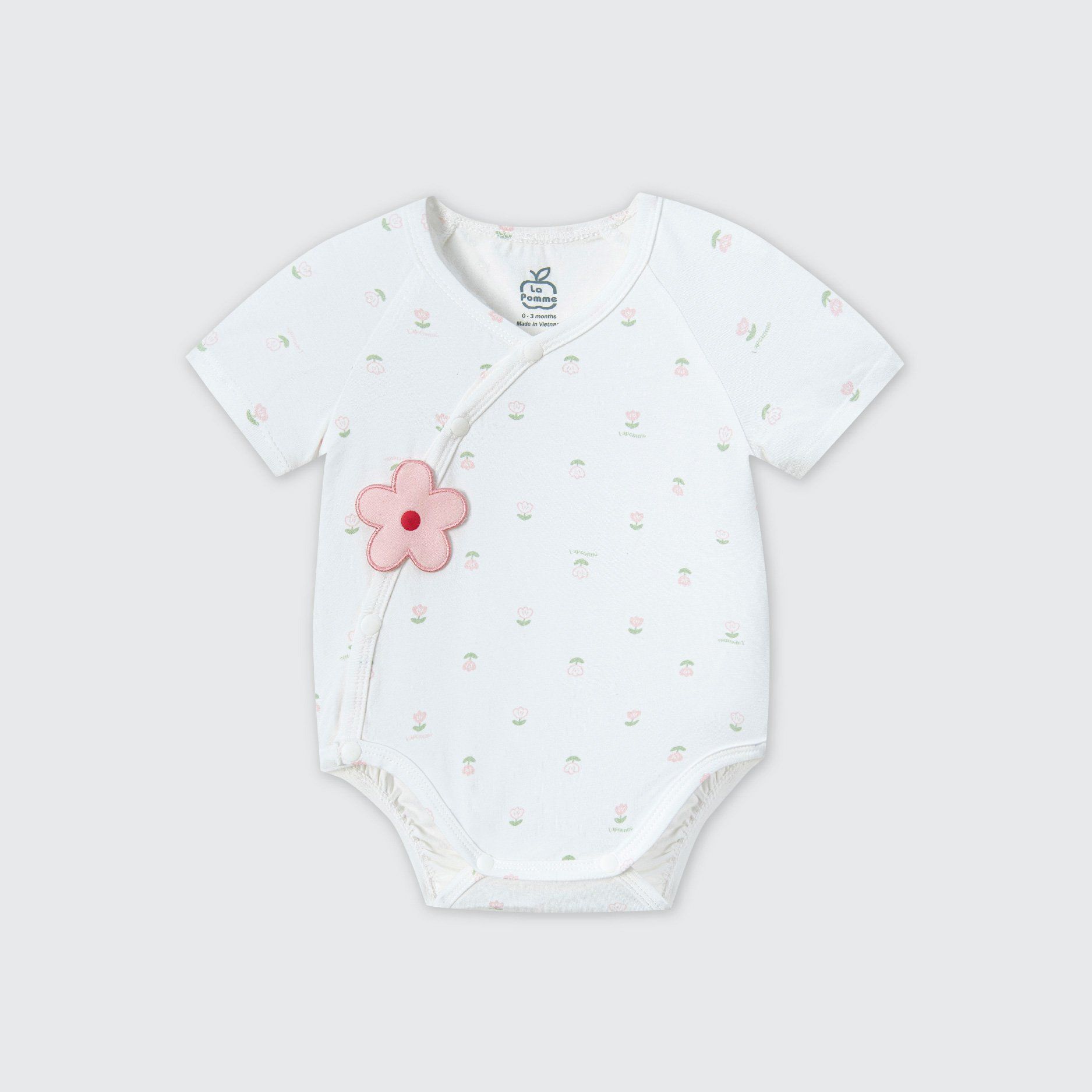  Body chip cộc tay La Pomme mềm mịn đón con yêu 