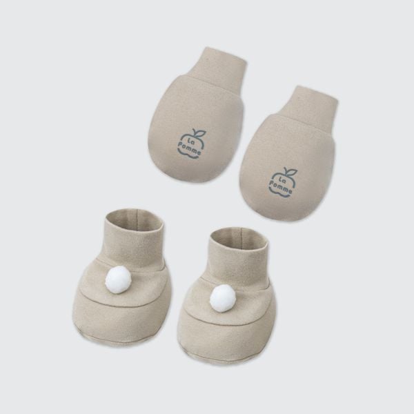  Set bao tay bao chân La Pomme phối màu dễ thương 