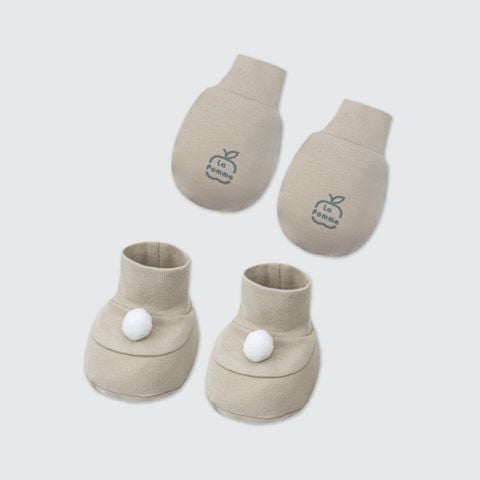  Set bao tay bao chân La Pomme phối màu dễ thương 