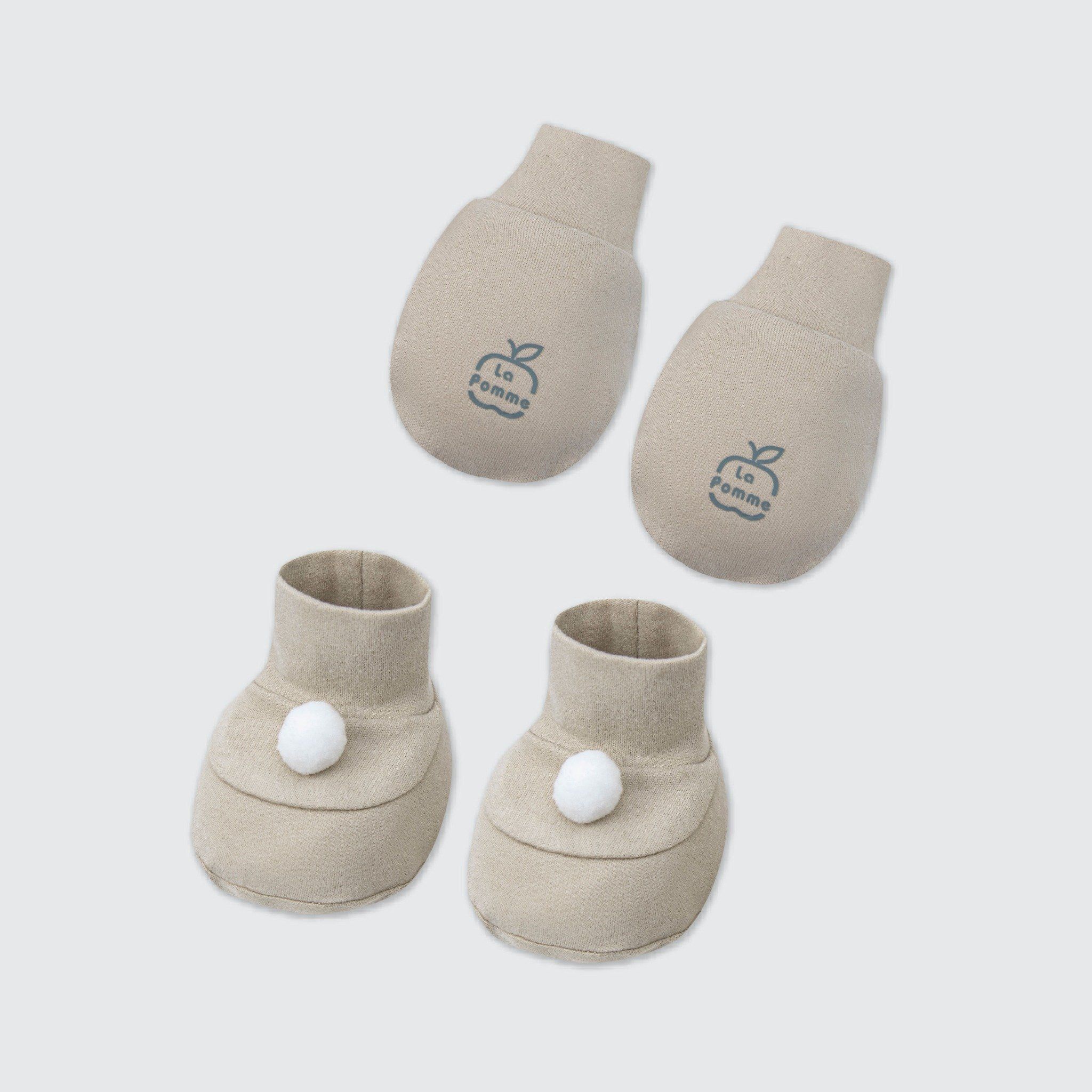  Set bao tay bao chân La Pomme phối màu dễ thương 