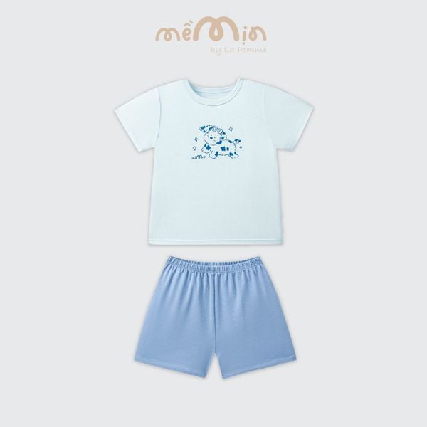  Bộ cộc tay Mềm Mịn by La Pomme phối sắc màu 