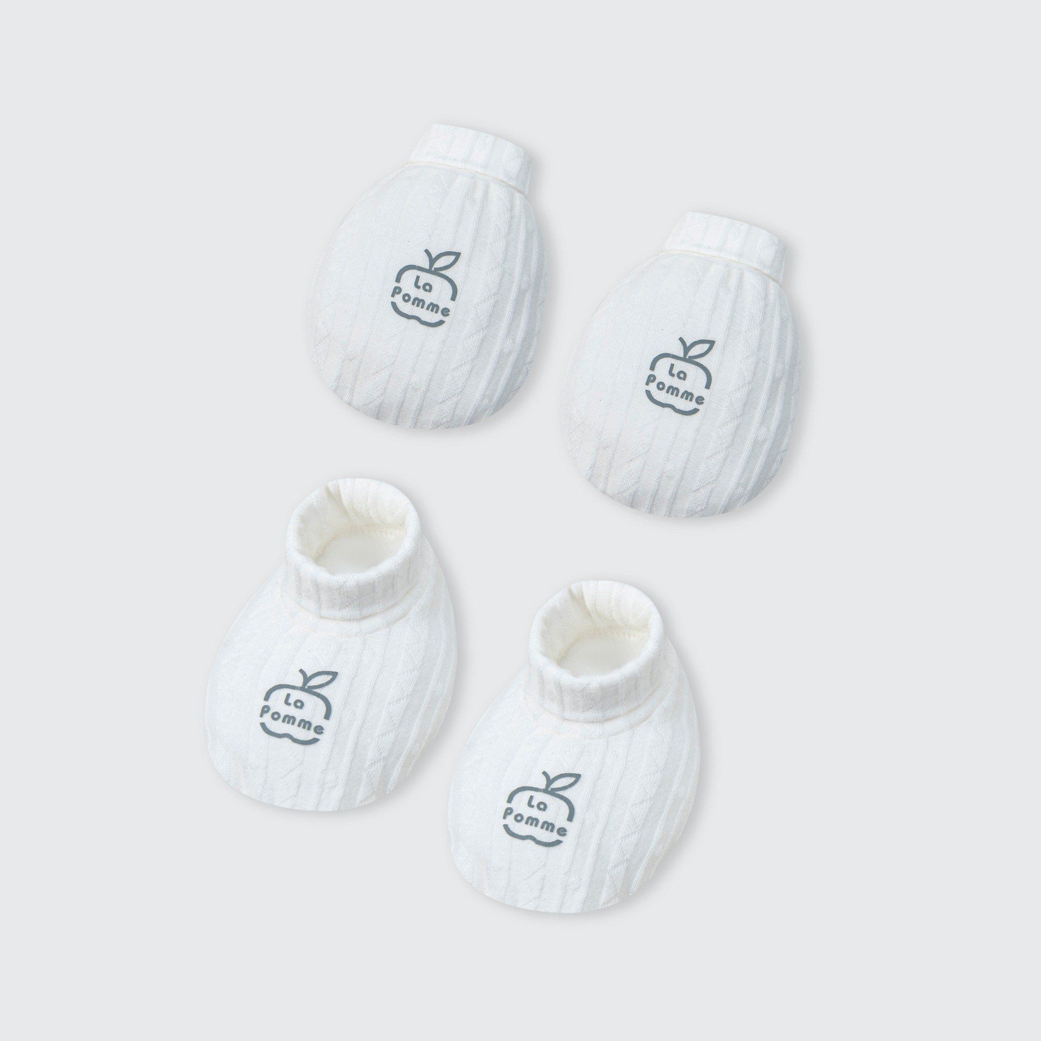  Set bao tay bao chân La Pomme vui đùa cùng gấu nhỏ 