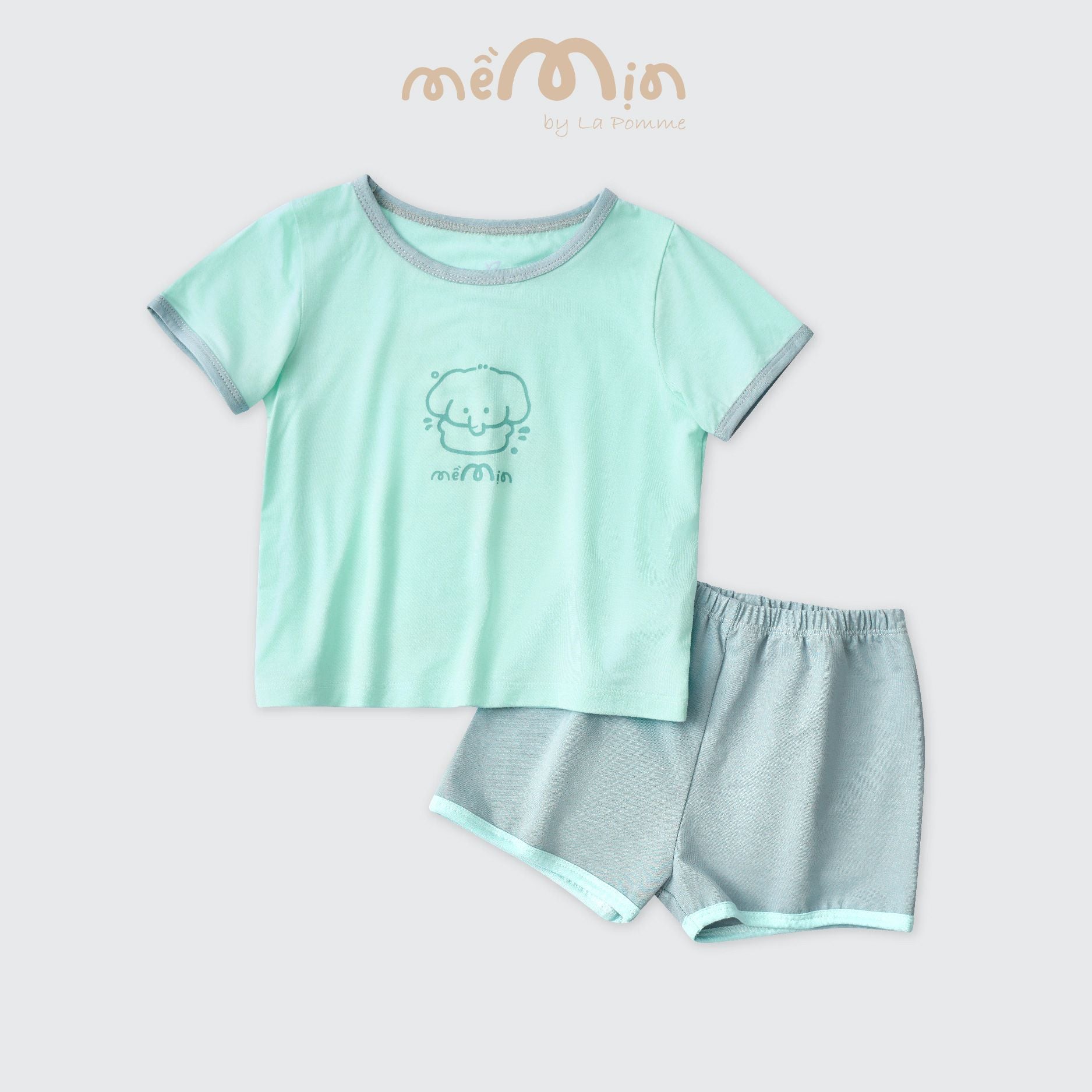  Bộ cộc tay La Pomme họa tiết sinh động 