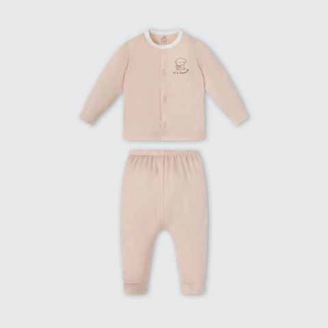  Bộ Dài Tay La Pomme Cúc Giữa Puppy - Be 