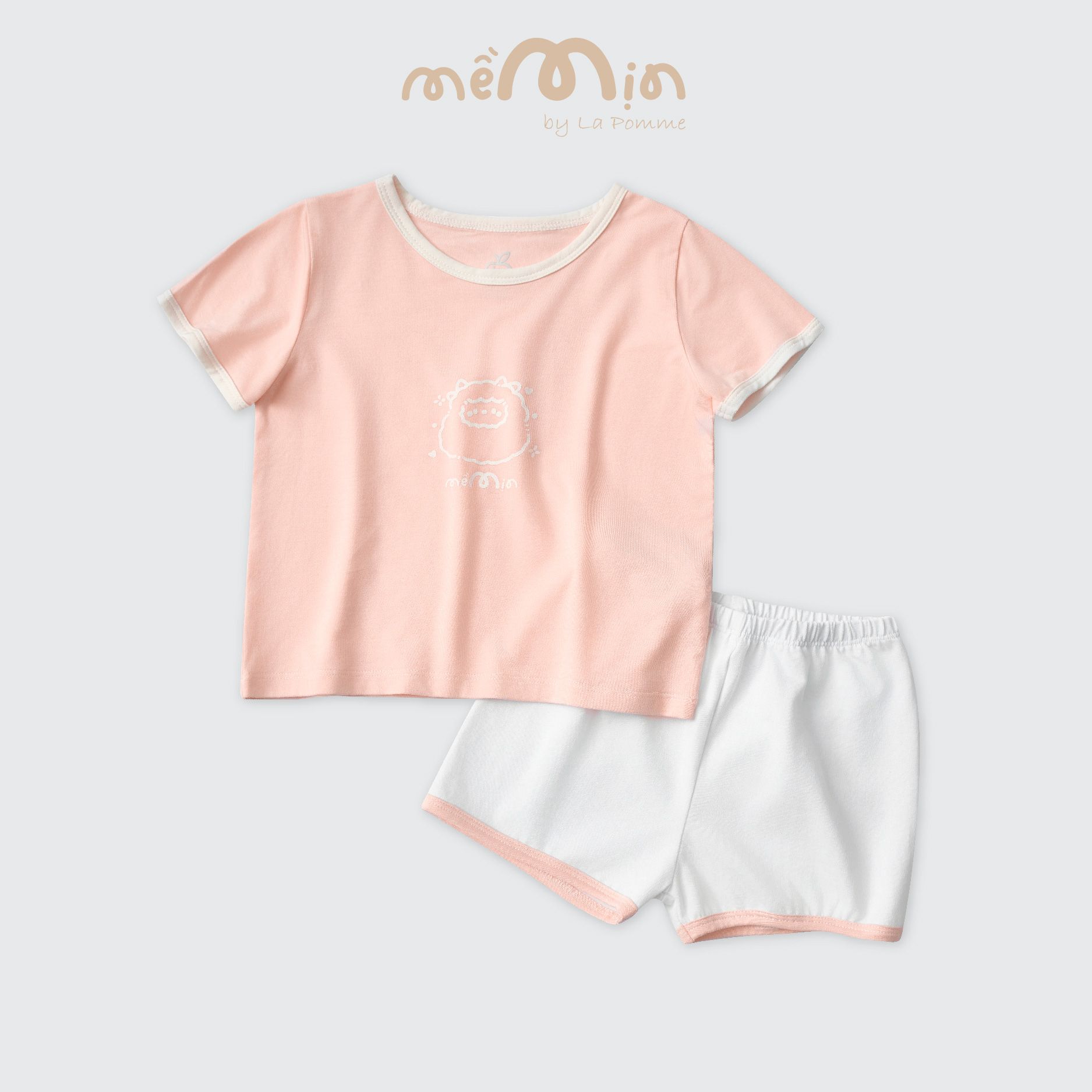  Bộ cộc tay La Pomme họa tiết sinh động 