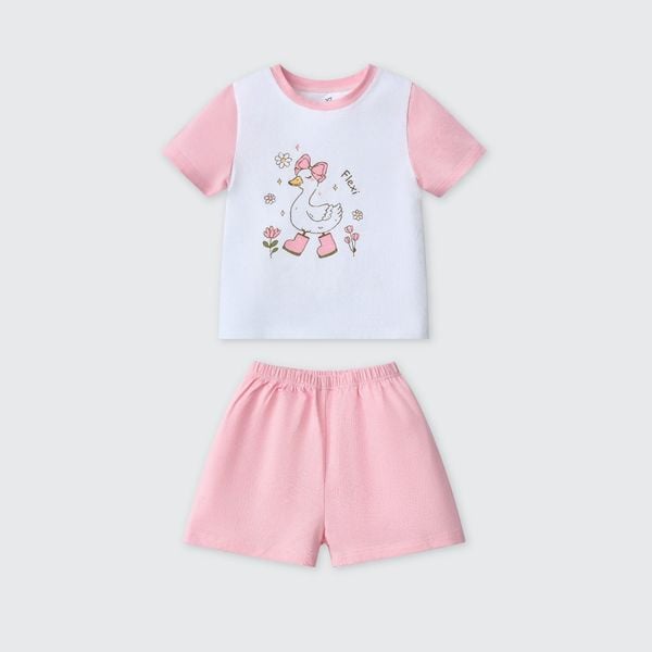  Bộ cộc tay La Pomme phối màu 