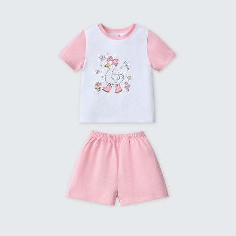  Bộ cộc tay La Pomme phối màu 