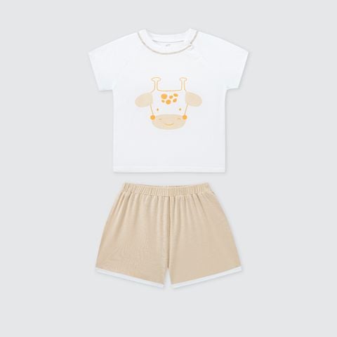  Bộ cộc tay La Pomme phối viền năng động 