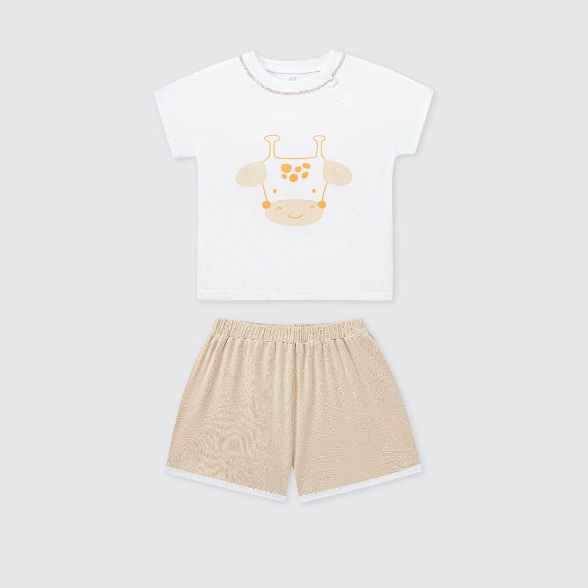  Bộ cộc tay La Pomme phối viền năng động 