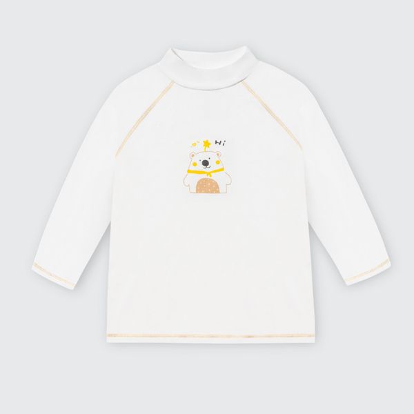  Áo cổ 3cm La Pomme giữ nhiệt bạn nhỏ vui nhộn 