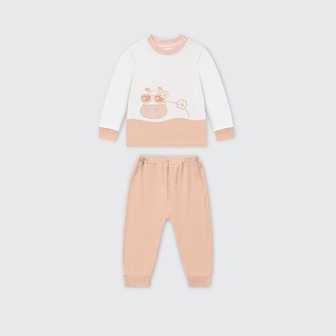  Bộ dài tay La Pomme cô hà mã phơi nắng 