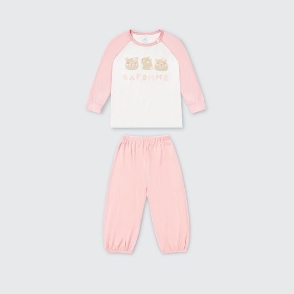  Bộ dài tay La Pomme raglan thế giới vui nhộn 
