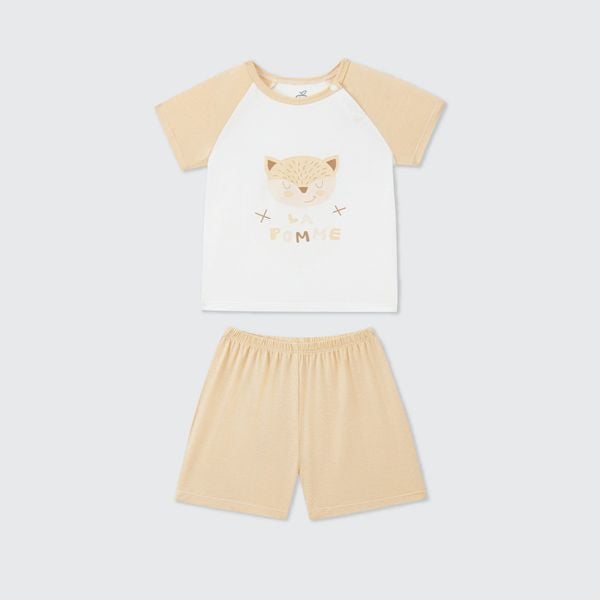  Bộ cộc tay La Pomme raglan người bạn ngộ nghĩnh 