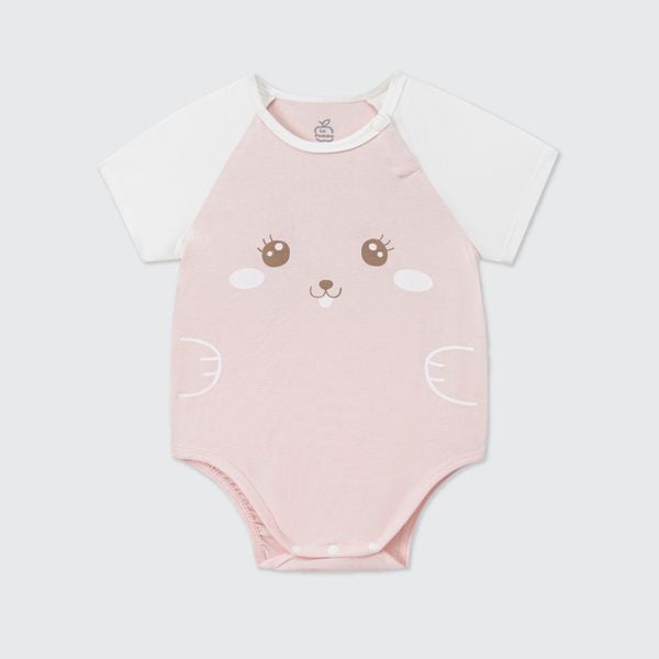  Body chip cộc tay La Pomme raglan xin chào bạn mới 