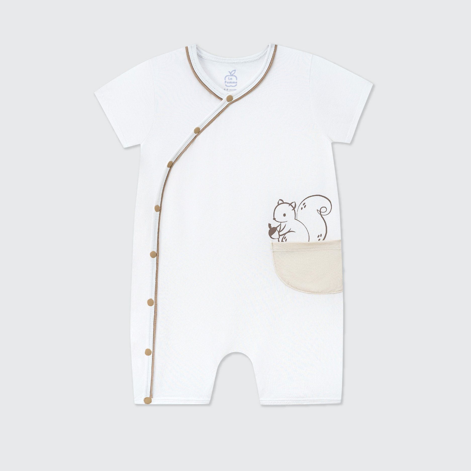  Body cộc tay La Pomme túi cách điệu sóc nhí đáng yêu 