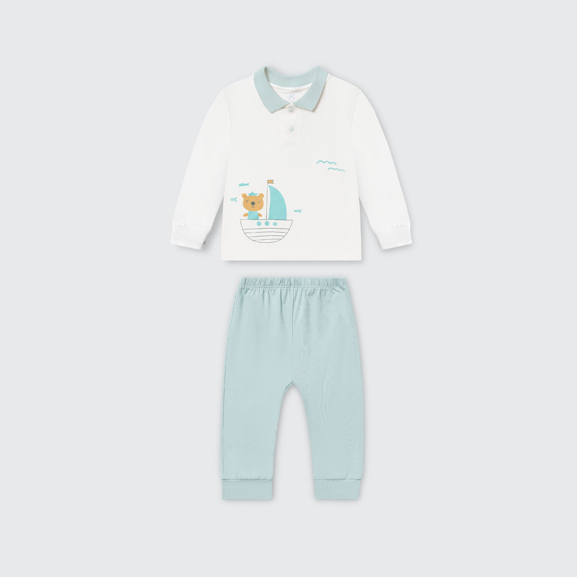  Bộ dài tay La Pomme Polo thuyền buồm ra khơi 