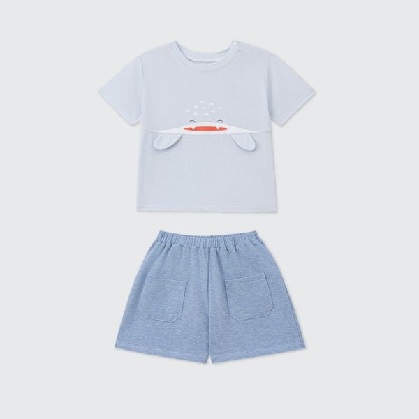  Bộ cộc tay La Pomme baby shark 