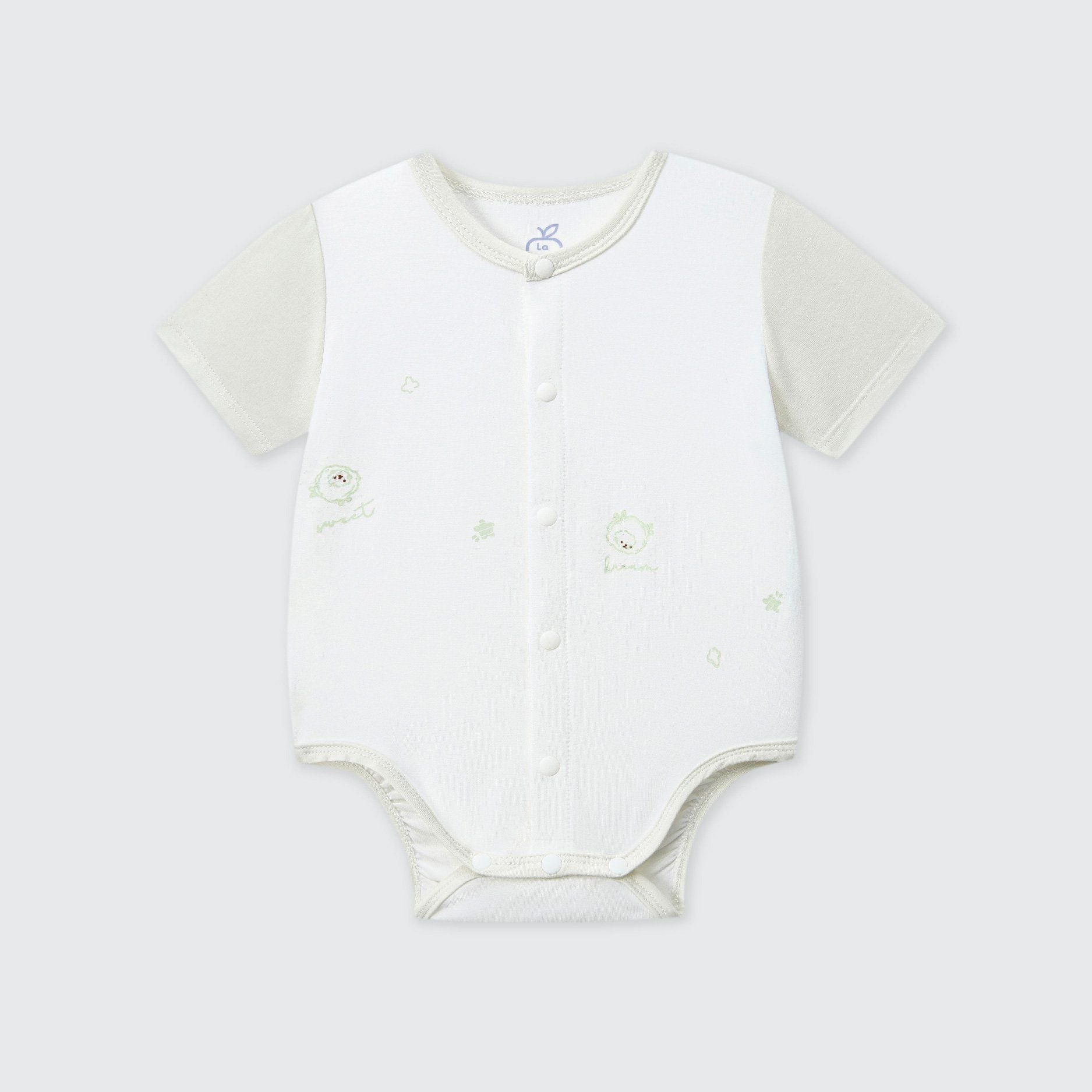  Body chip cộc tay La Pomme họa tiết nhí cách điệu 