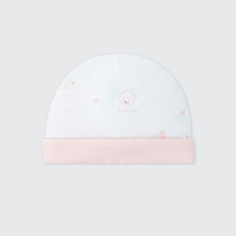  Mũ sơ sinh La Pomme họa tiết nhí cách điệu 