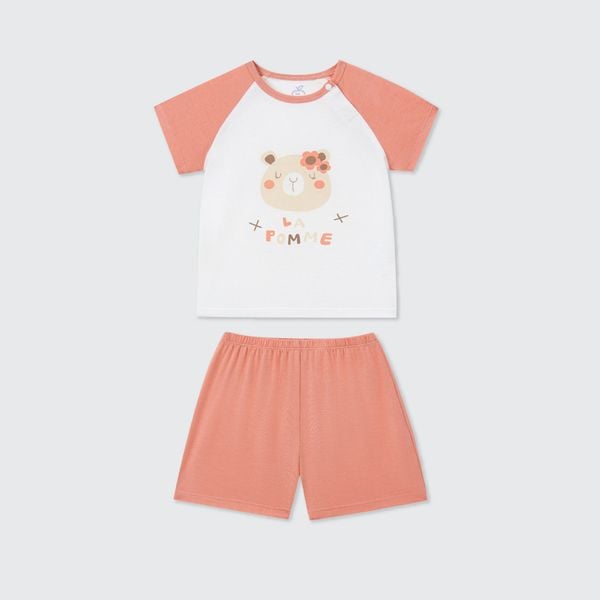  Bộ cộc tay La Pomme raglan người bạn ngộ nghĩnh 