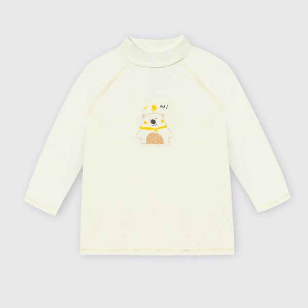  Áo cổ 3cm La Pomme giữ nhiệt bạn nhỏ vui nhộn 