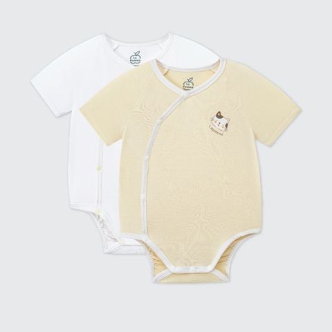  Set 2 Body chip cộc tay La Pomme bé mimi của mẹ 