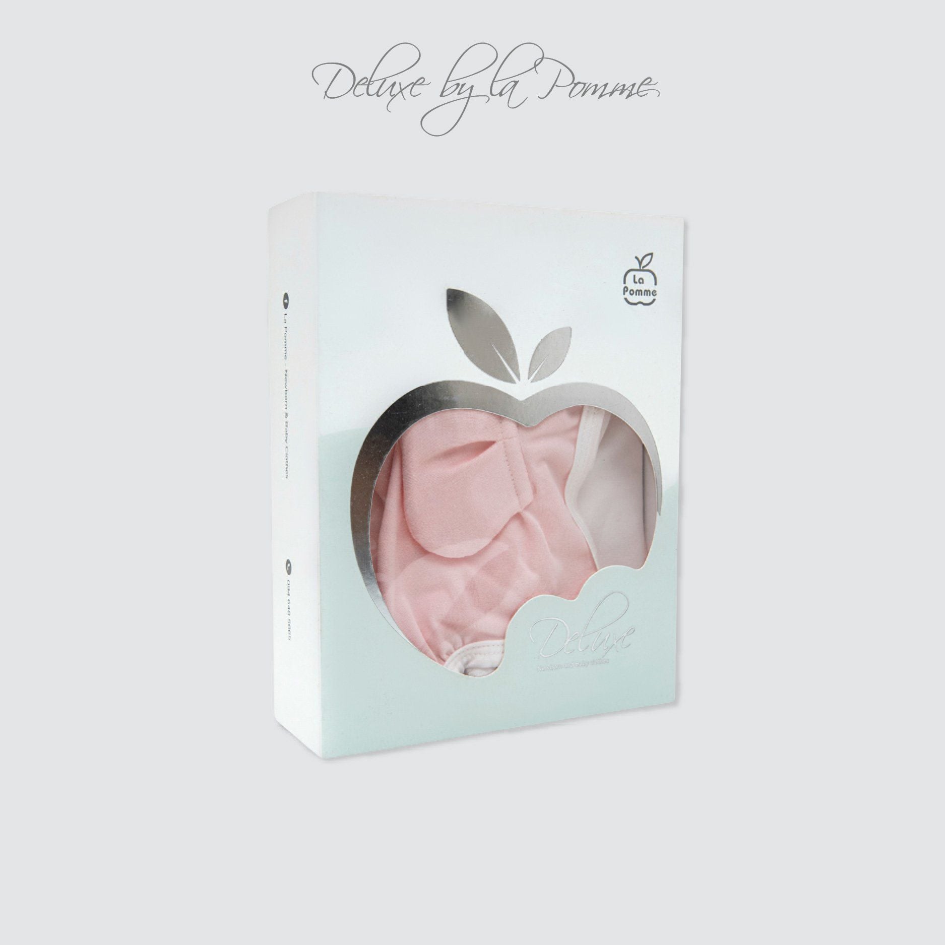  Set body dài tay kèm mũ La Pomme voi con tinh nghịch 