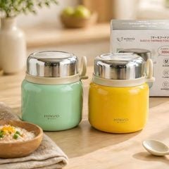 Bình ủ cháo giữ nhiệt inox 316 Kaiyo 500ml