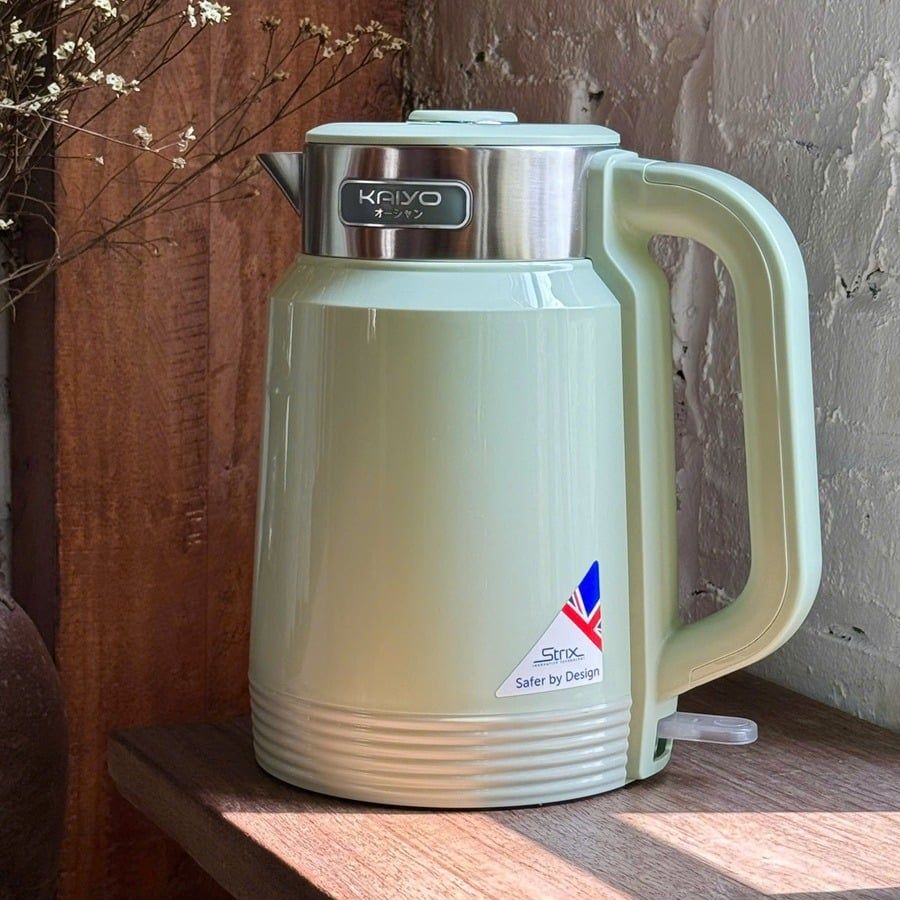 Bình đun siêu tốc 2 lớp chống nóng Cool Touch Kaiyo KEK-060 - Dung tích 2L - Công suất 2200W