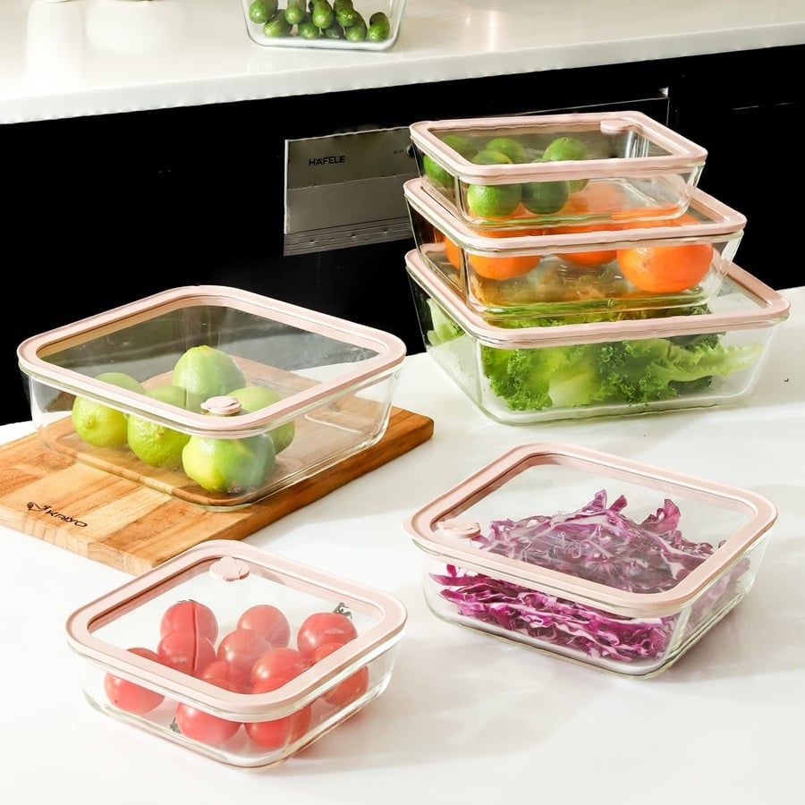 Hộp thủy tinh Borosilicate chịu nhiệt cao cấp Kaiyo